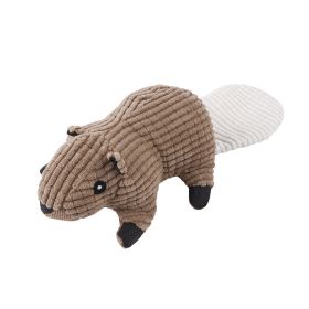 Household Fashion Dog Sounding Toy (Option: B16211 Brown)