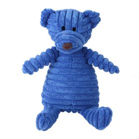 Household Fashion Dog Sounding Toy (Option: Blue Bear)