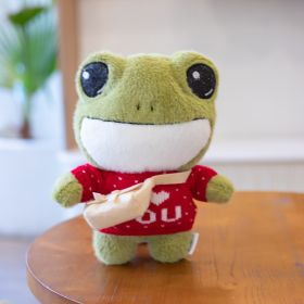 Cute Little Frog Doll Plush Toys (Option: Loveu Sweater-29cm)