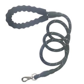 Pet Traction Rope, Dog Chain Rope, Pet Supplies (Option: 1.5m reflective black)