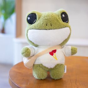 Cute Little Frog Doll Plush Toys (Option: White Doppel Herz-29cm)