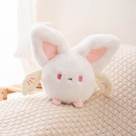 Household Cute Round Roll Small Bat Doll (Option: Light Pink-20cm)