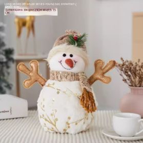 Christmas Decoration Old Man Snowman Alpaca (Option: A)