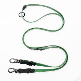 Explosion-proof Dog Chain Multifunctional Chest Strap Hand Holding Rope Necklet Set (Option: Green-22x190x35mm)