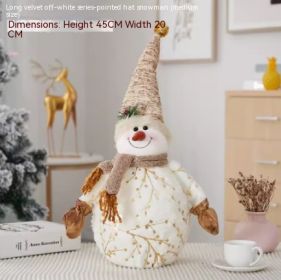 Christmas Decoration Old Man Snowman Alpaca (Option: E)