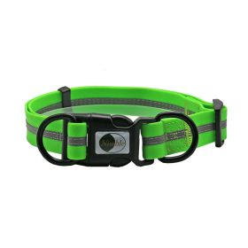 Night Reflective Pet Dog Harness (Option: Green-M)