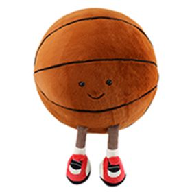 Football Baby Basketball Plush Toy Children (Option: 25cm Basketball-Size As Shown In The Picture)