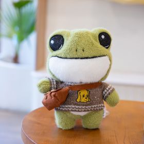 Cute Little Frog Doll Plush Toys (Option: Brown Puppy-29cm)