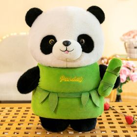 Bamboo Pipe Panda Plush Toy Doll (Option: Same Color-50cm)