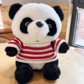 National Treasure Giant Panda Sweater Plush Toy (Option: Flag Sweater Panda-25cm)