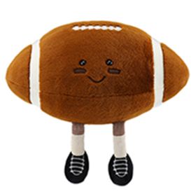 Football Baby Basketball Plush Toy Children (Option: 18cm Rugby-Size As Shown In The Picture)