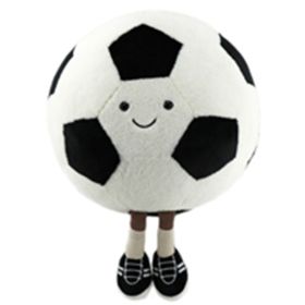 Football Baby Basketball Plush Toy Children (Option: 25cm Football-Size As Shown In The Picture)