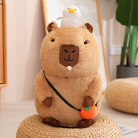 Capybara Plush Toy Cute Doll (Option: Sitting and spitting bubbles-20cm)