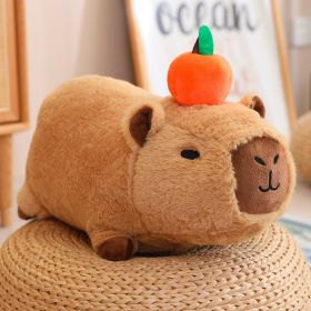 Capybara Plush Toy Cute Doll (Option: Lying down-20cm)