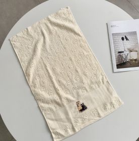 Dog Embroidery Water Absorbing Wash Towel (Option: 3 Style-62x40cm)