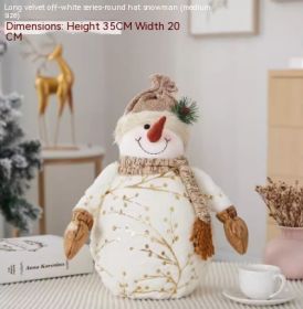 Christmas Decoration Old Man Snowman Alpaca (Option: B)