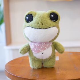 Cute Little Frog Doll Plush Toys (Option: Scarf Nude-29cm)