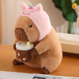 Capybara Gate Doll Plush Toys (Option: Unicorn Style-30cm)