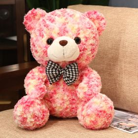 Cute Rose Little Bear Doll Small Size Teddy Bear Doll Ragdoll Plush Toy (Option: Teddy Bear Red-25cm)